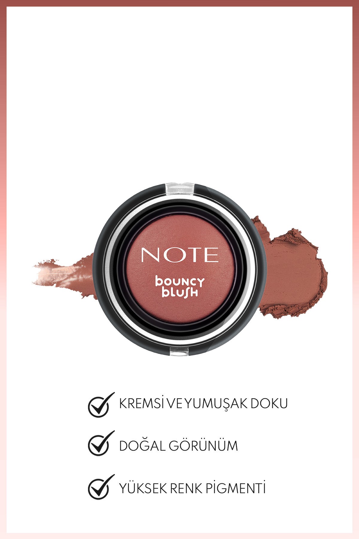 Cosmetics Bouncy Blush Yumuşak Kremsi Allık - 04 Sunkiss