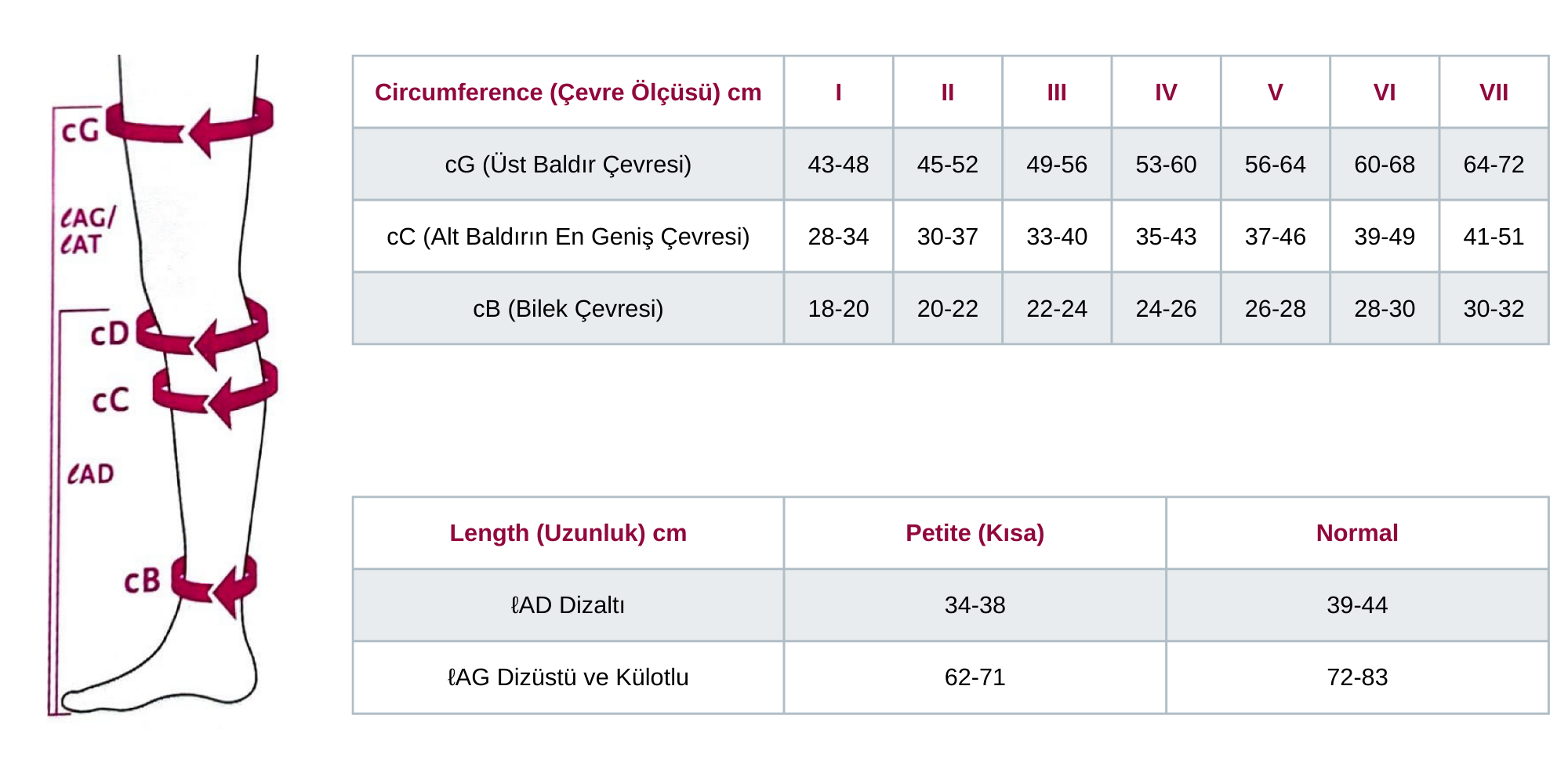 Cotton Külotlu Varis Çorabı - CCL2 - Burnu Kapalı - Kaşmir - 6 Numara - Kısa (Petite)