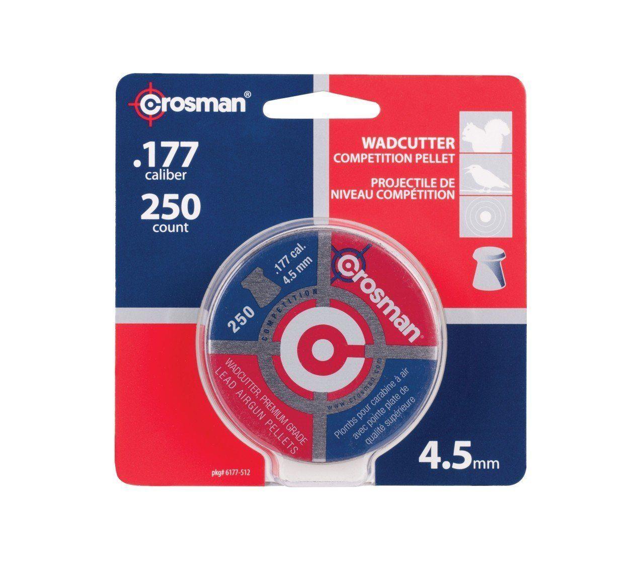 Crosman 4.5mm Wadcutter Havalı Saçma 250 Adet