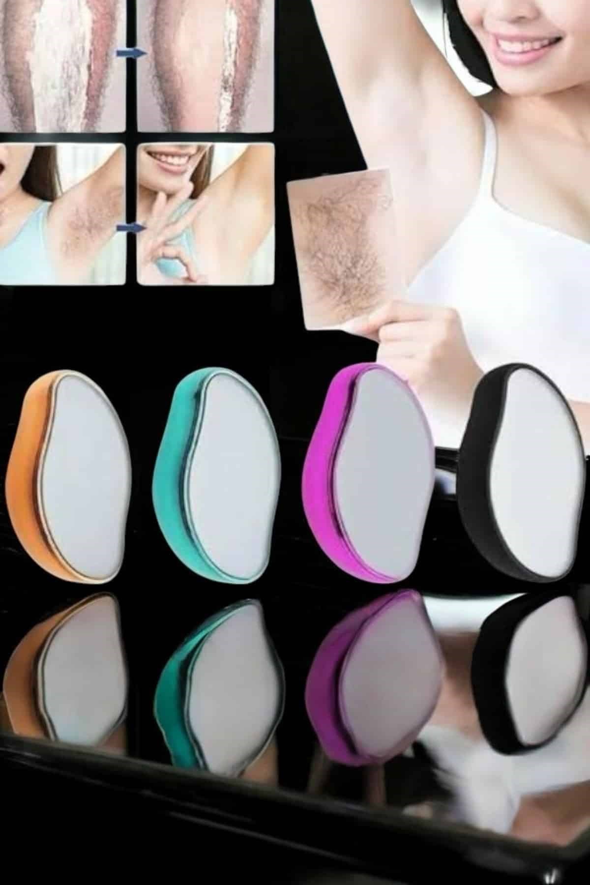 Crystal Eraser Epilasyon Aleti Tüy Silgisi Tüy Alıcı Kristal Epilatör Ağda