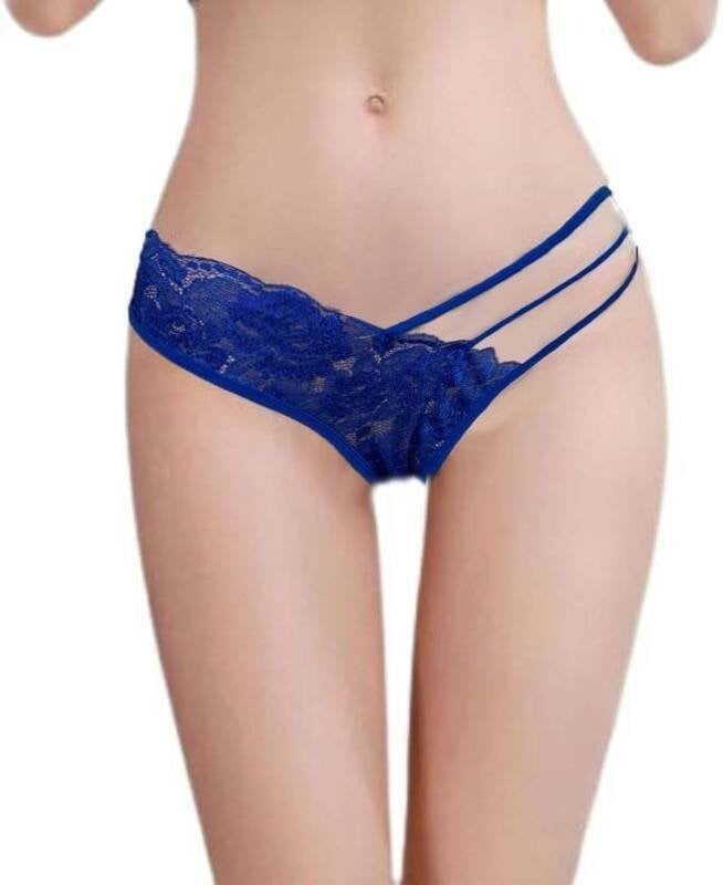 Dantelli Şerit Detaylı String Külot