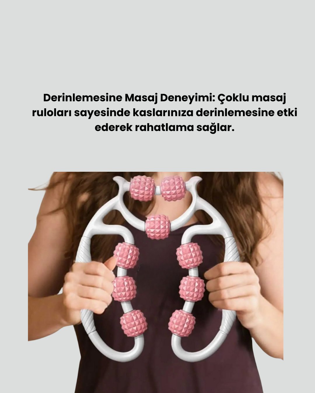 Dayanıklı Plastik Kas Masaj Rulosu Selülit Karşıtı