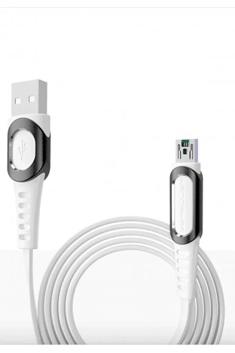 DC24 Micro USB Kablo 1.2M 4A - Beyaz