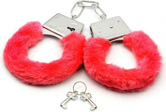 Deeiza Kırmızı Peluş Kelepçe