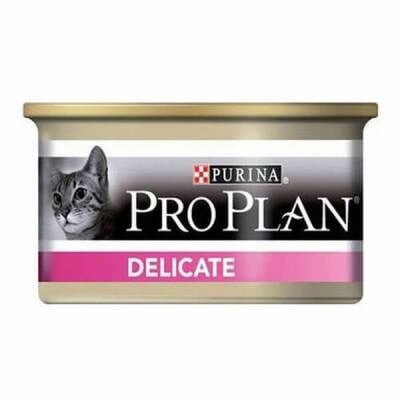 Delicate Hindili Yetişkin Kedi Konservesi 12 Adet 85 Gr