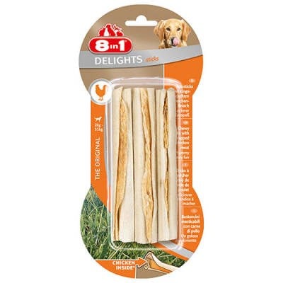 Delights Bones Tavuklu Sticks Ağız Bakım Kemik Köpek Ödülü 75 Gr