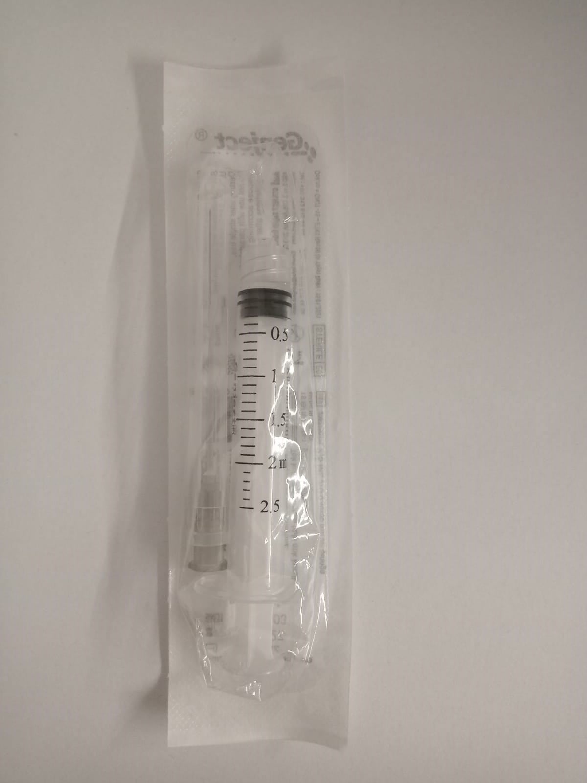 Dental Luer Lock Enjektör 2,5 ML- 27G /50 mm 3P Şırınga