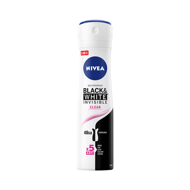 Deo Bayan İnvisible Black&White Clear 150Ml