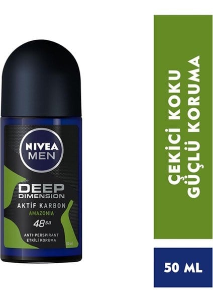 Deodorant Rool On & Deep Amazonia Erkek 50ML