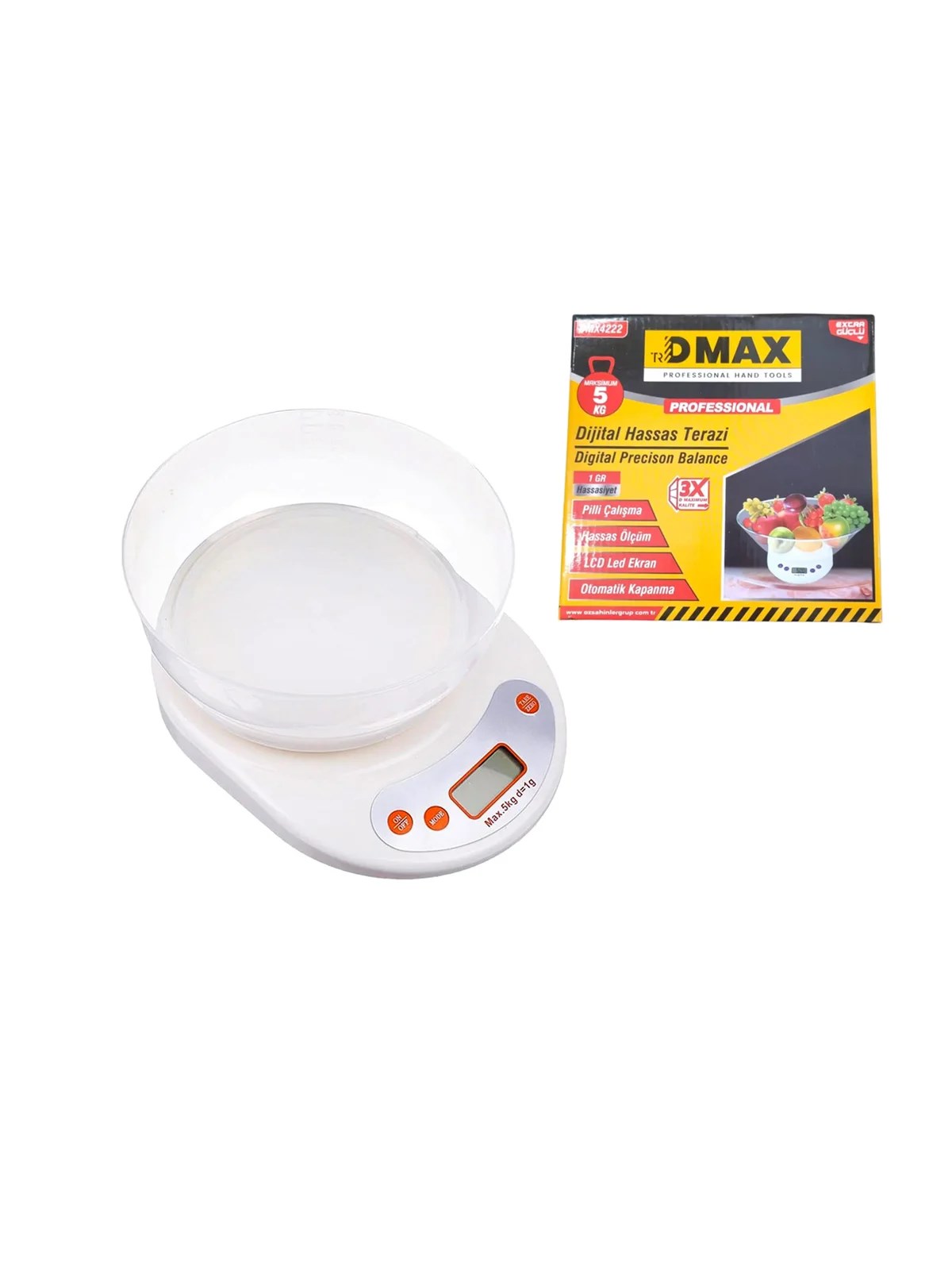 Dijital Hassas Terazi Hazneli 5 kg DMX4222