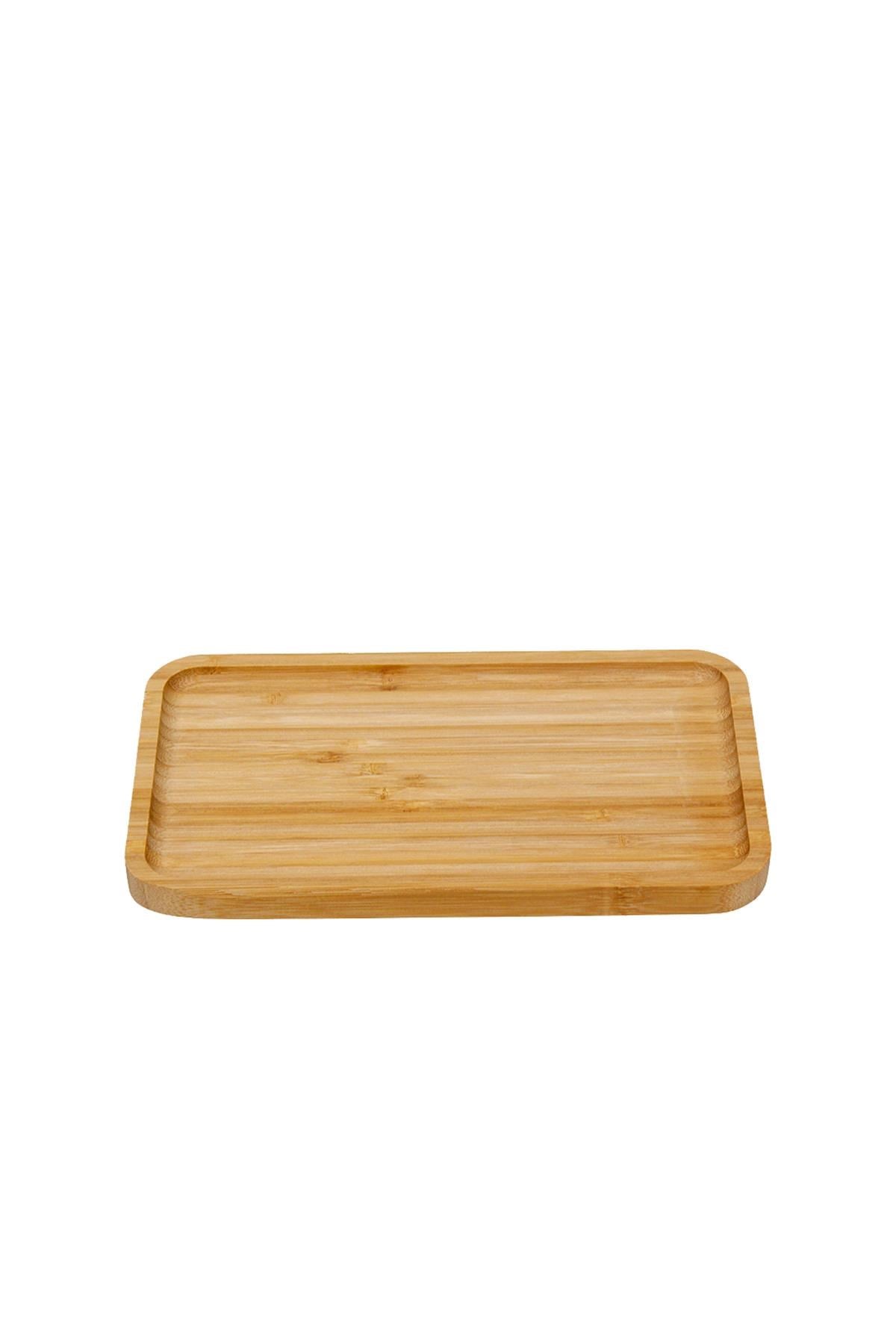 Dikdörtgen Bambu Sunumluk 14x24 cm