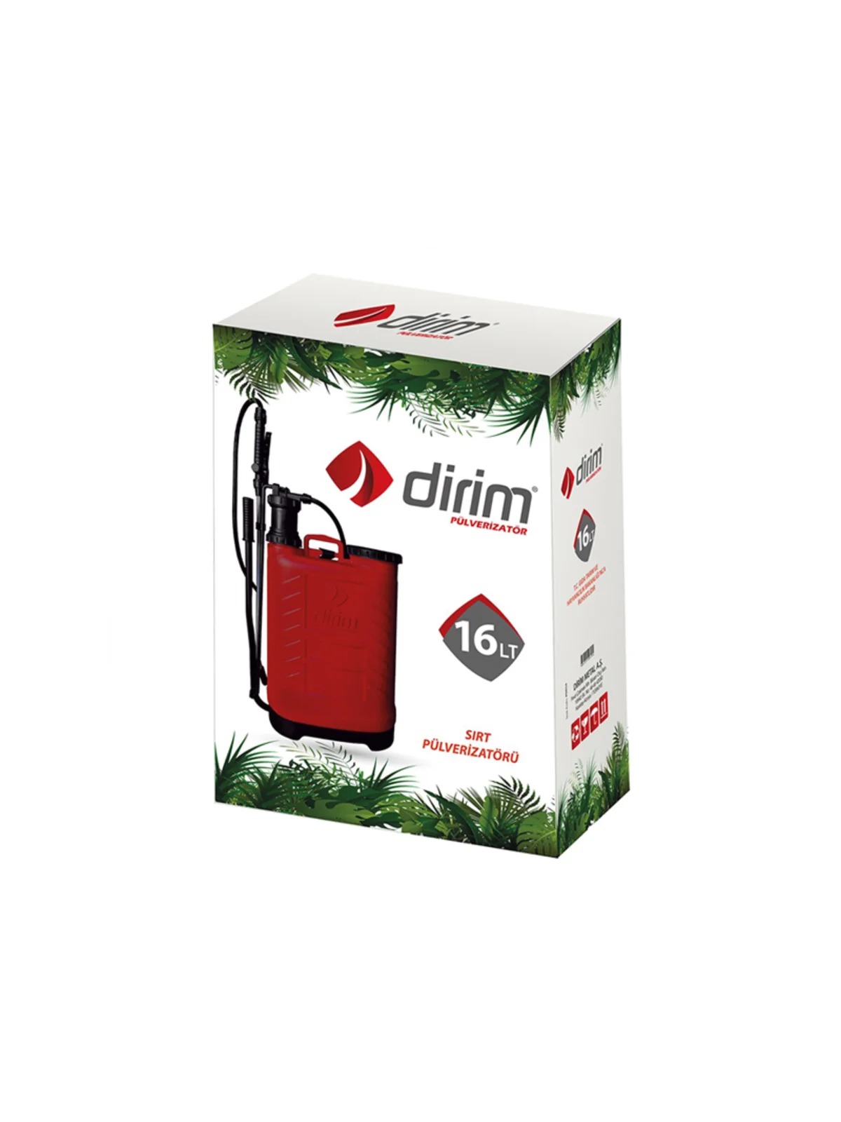 Dirim İlaçlama Pompası 16 Lt