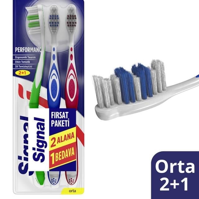 Diş Fırçası 2+1 Performans 1 Adet