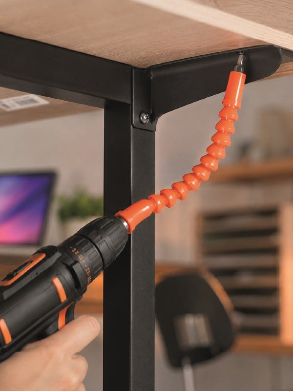 DMAX Esnek Şaftlı Matkap Bits Uç Seti 12 Parça Vida Montaj ve Tamir Seti