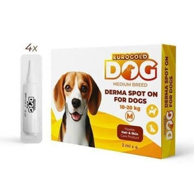 Dog Köpek Deri Bakım Damlası 10-20 Kg 4x2 Ml