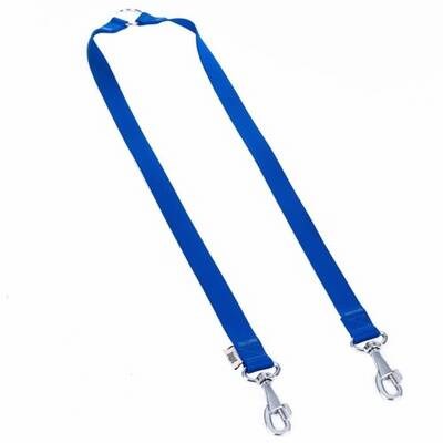 Dokuma İkili Köpek Gezdirme Aparatı Royalblue 2,5x70-60 Cm