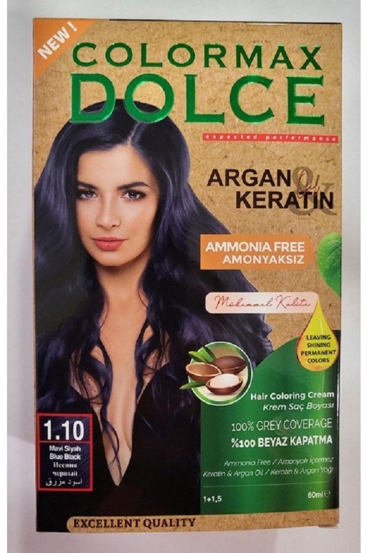 Dolce ARGAN/KERATİN Doğal Set Boya No: 7.1 Küllü Kumral