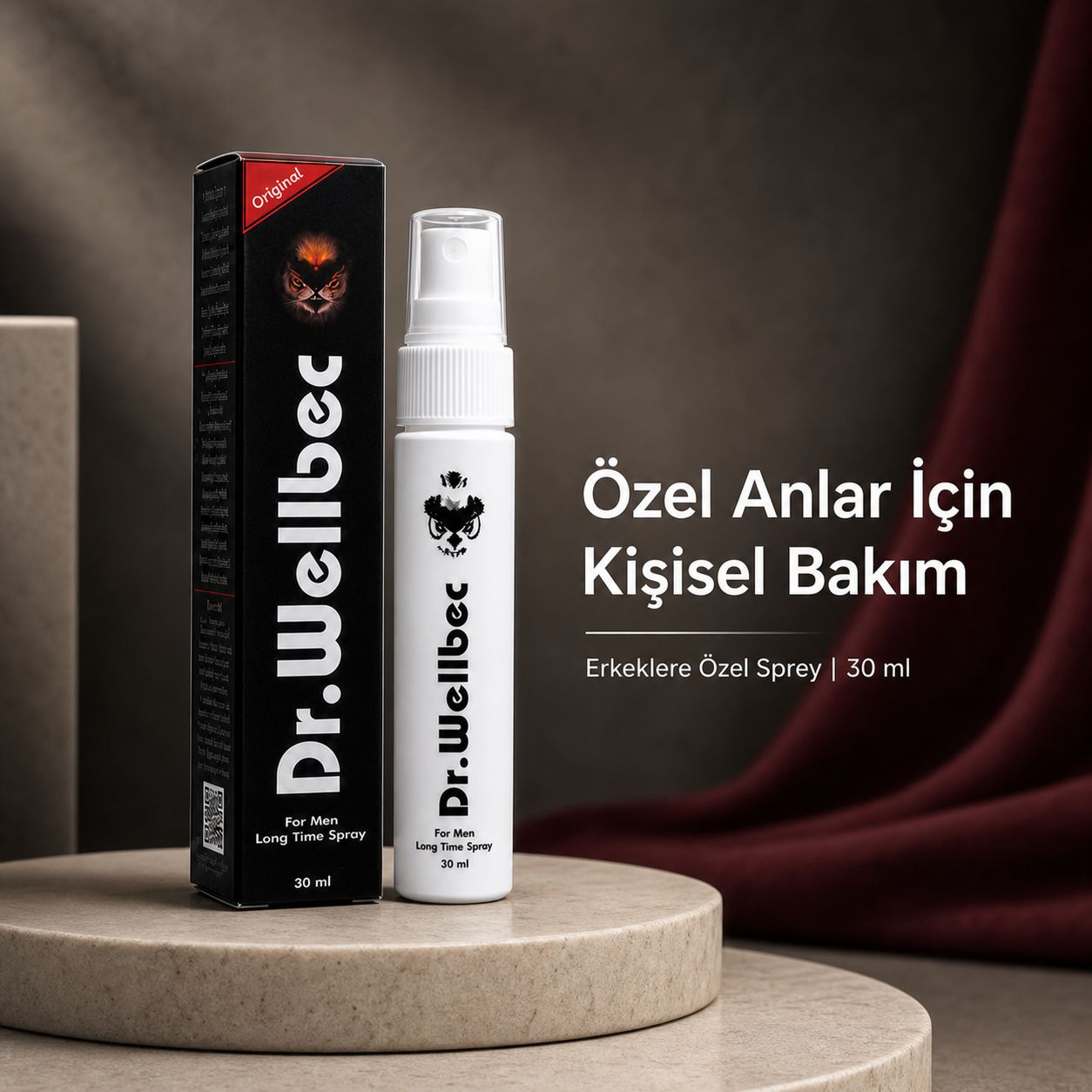 Dr. Wellbec Özel Anlar İçin Erkek Bakım Spreyi 30 ml