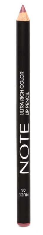Dudak Kalemi & Ultra Rich Color Lip Pencil No: 03 Nude