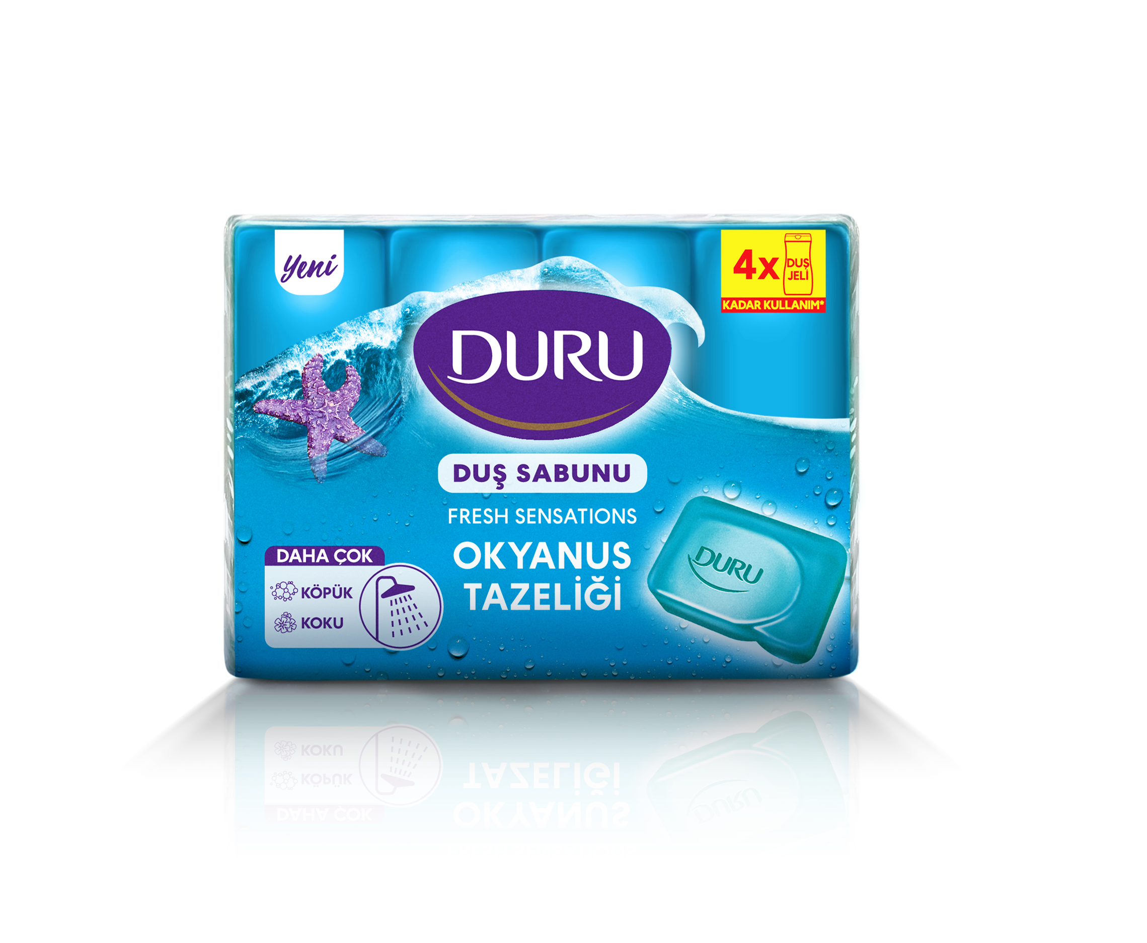 Duş Sabunu Okyanus 4*150gr 1 Adet