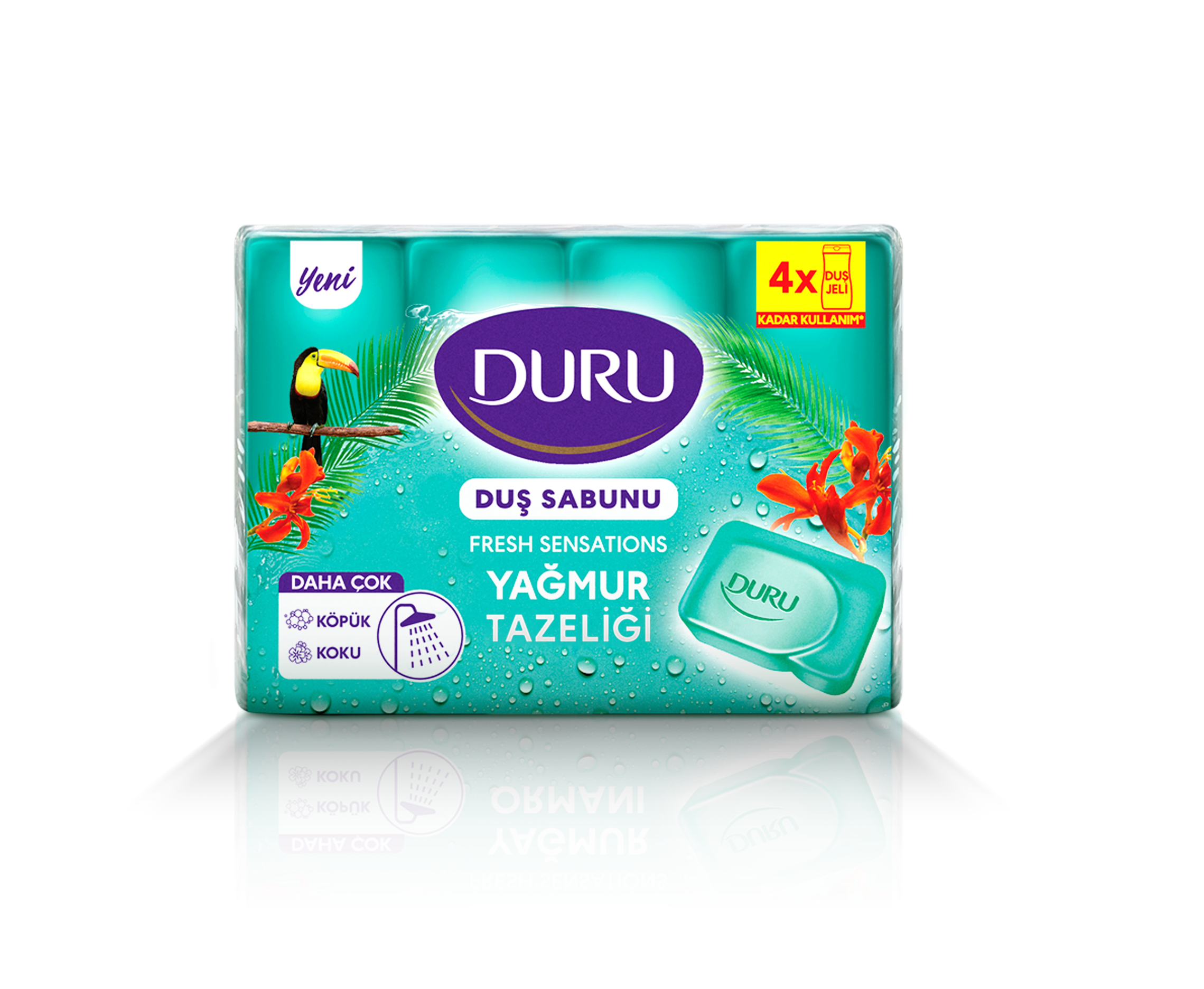 Duş Sabunu Yağmur Ormanı 4*150 Gr. 1 Adet