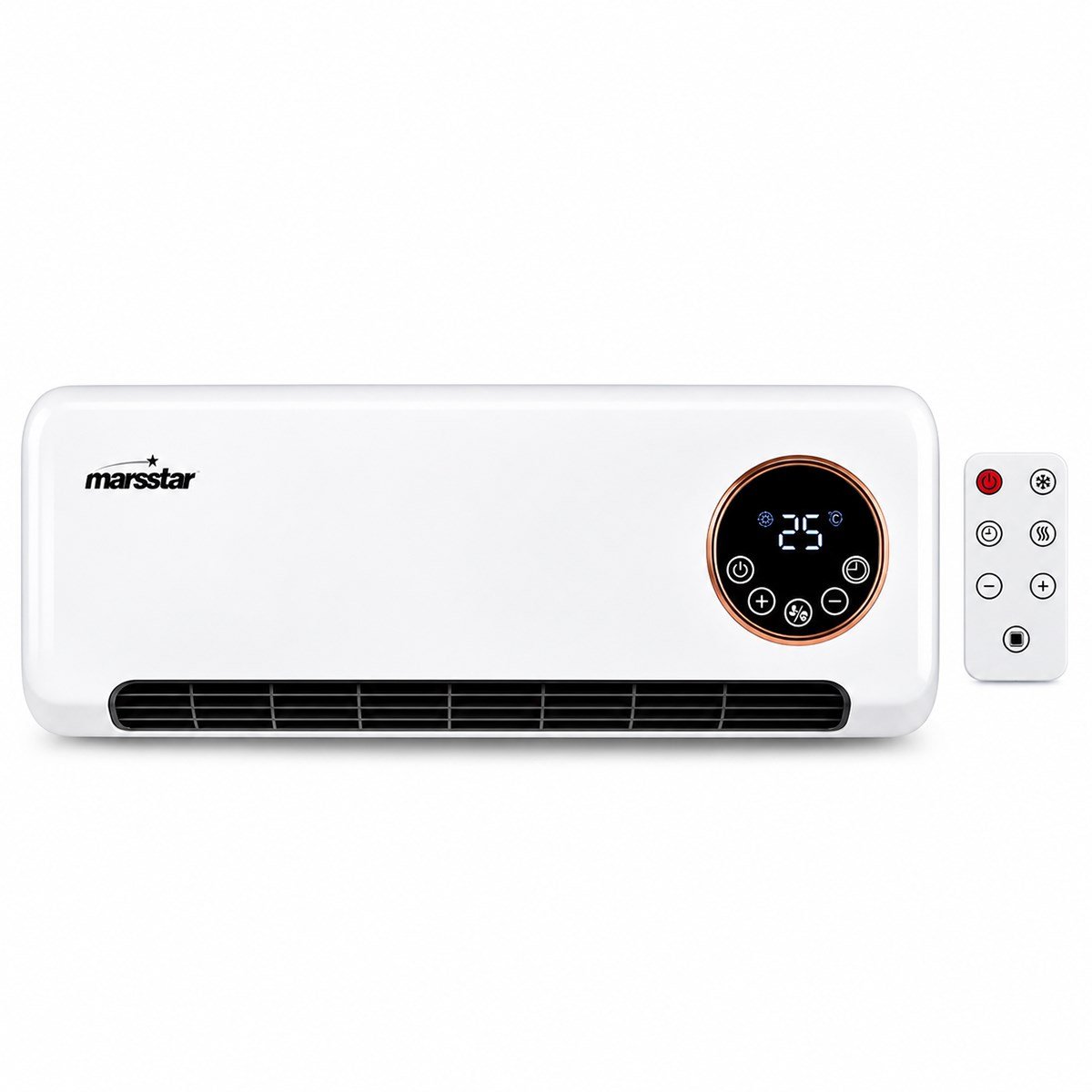 Duvar Tipi Fanlı Kumandalı Isıtıcı 2000W LED Kontrol