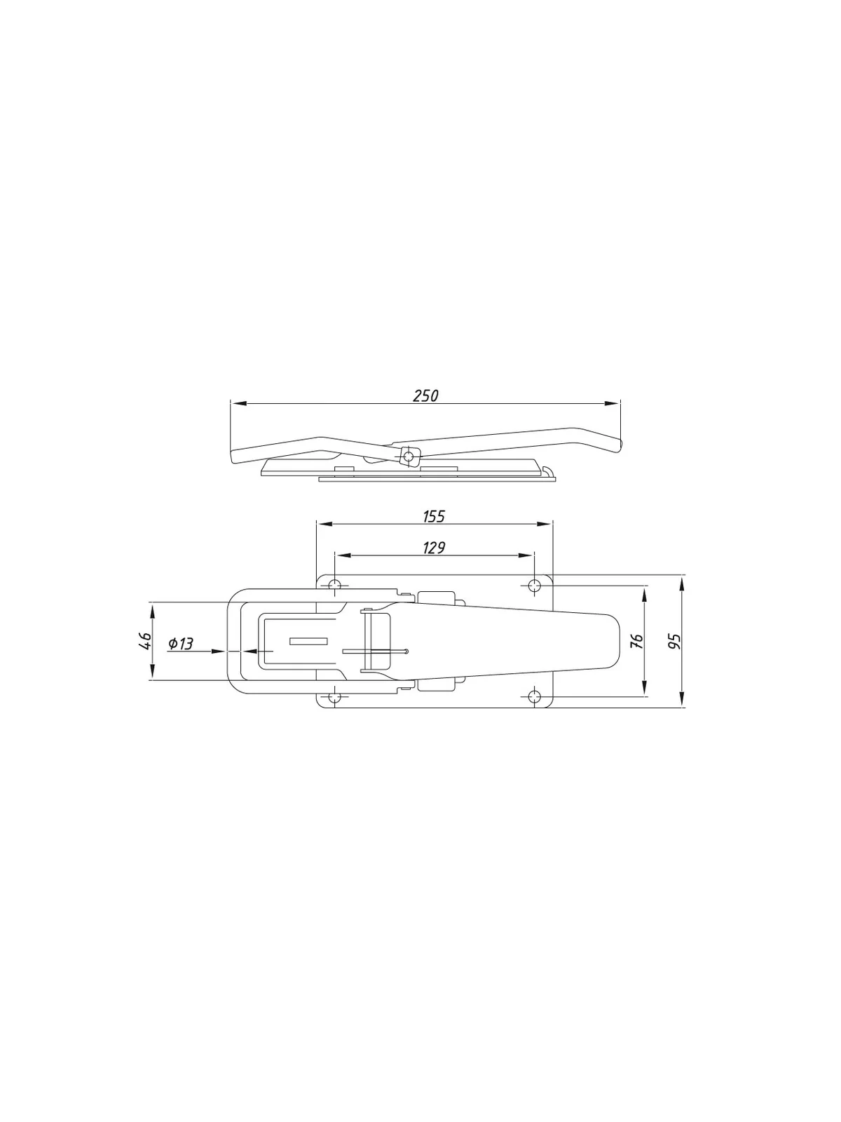 Düz Dorse Kilidi 86507