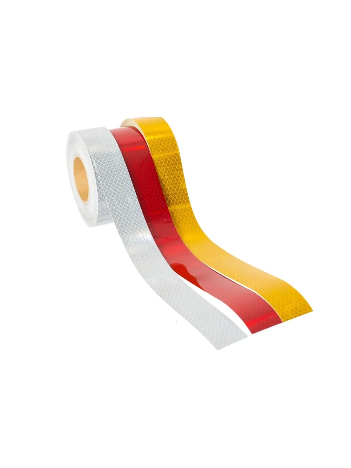 E49 Belgeli Beyaz Şerit Reflektör 50mm x 50mt
