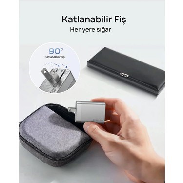 Ecoflow - Rapıd 65W Gan Şarj Cihazı - (EcoFlow Türkiye - BOEMAR