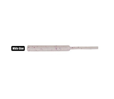 Effe Baby Worm 5.2cm HG49 LRF Silikon Sahte Yem - WHİTE GLOW