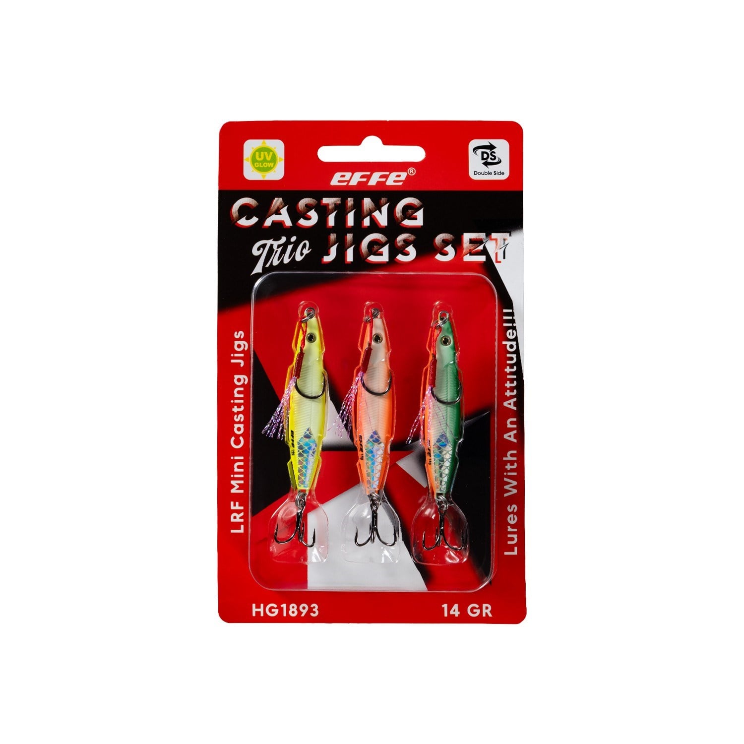 Effe HG1893 Lrf Mini Casting Trio Jigs Seti