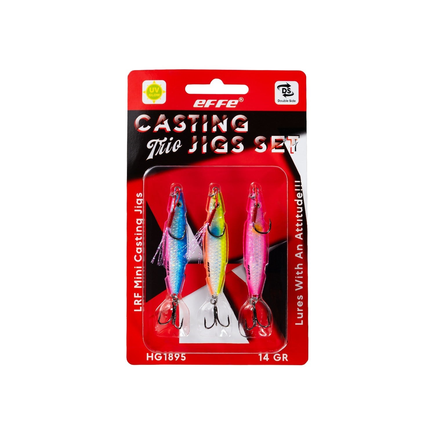 Effe HG1895 Lrf Mini Casting Trio Jigs Seti - 14 GR