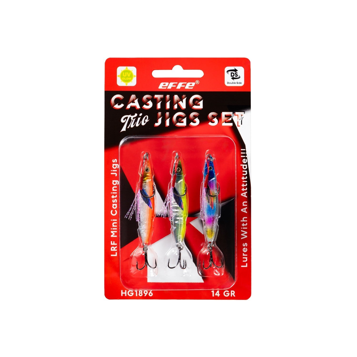 Effe HG1896 Lrf Mini Casting Trio Jigs Seti - 10 GR
