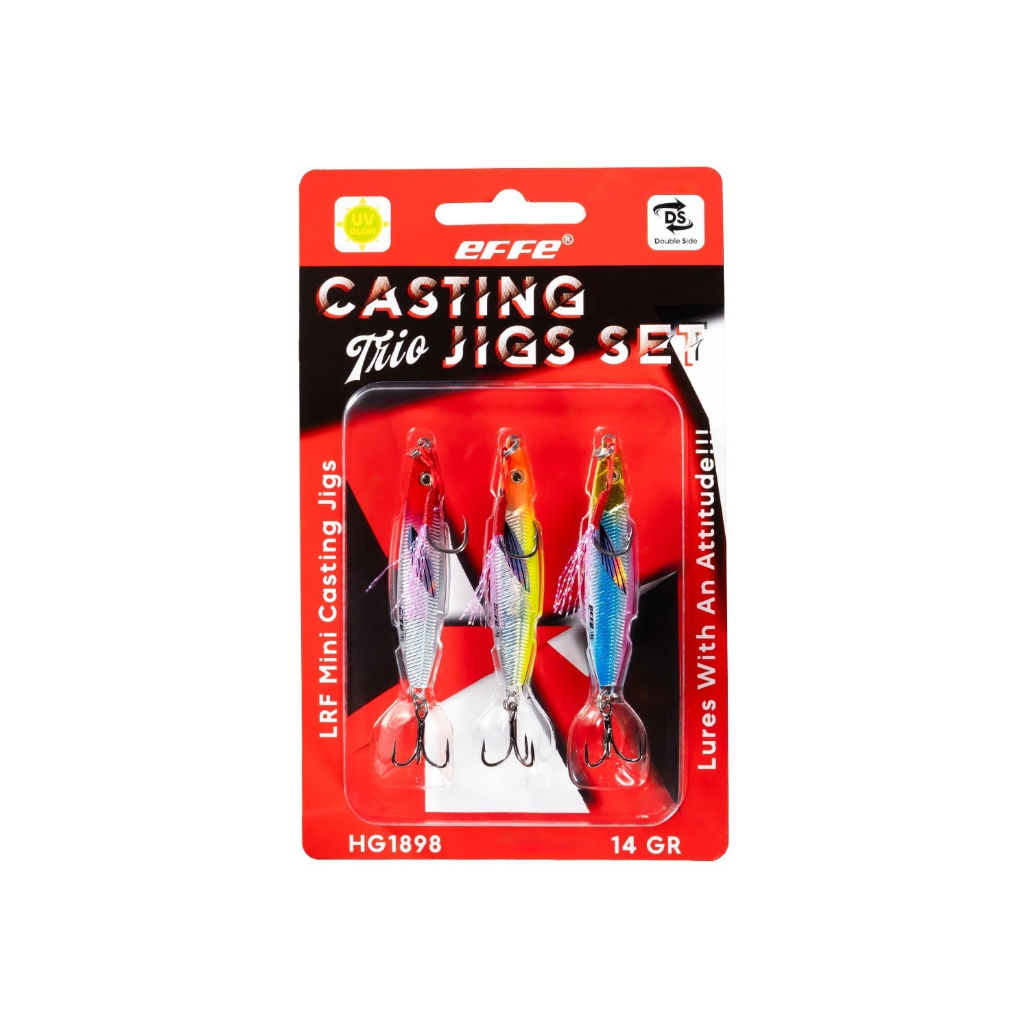 Effe HG1898 Lrf Mini Casting Trio Jigs Seti - 18 GR