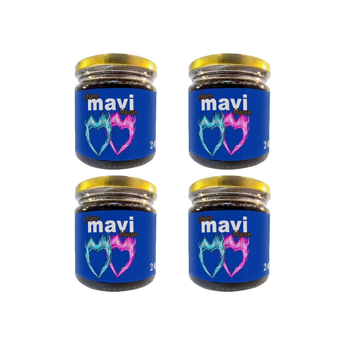 Efsanevi Mavi Macun Bay&Bayan Çiftlerİçin Özel 240 gr 4 Adet