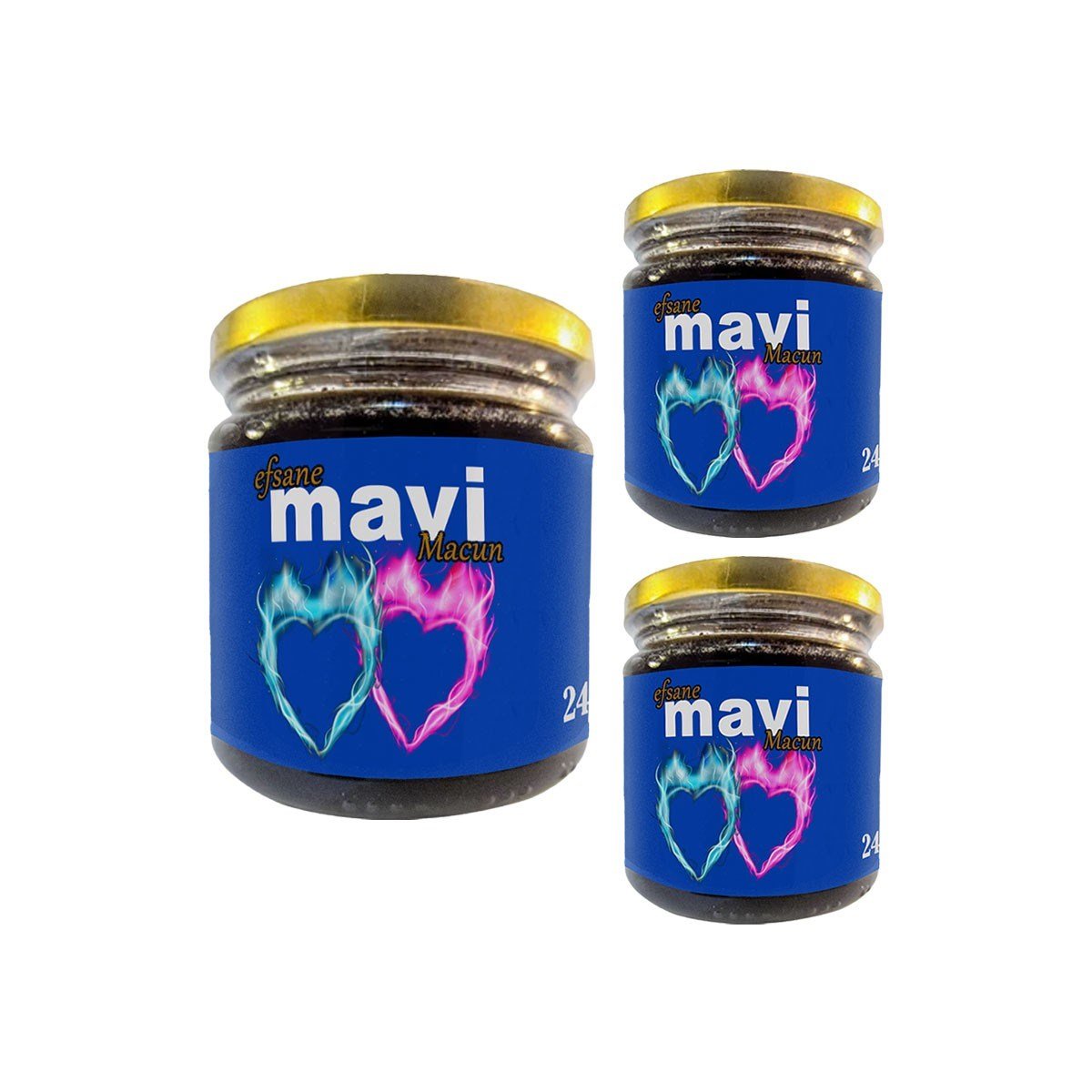 Efsanevi Mavi Macun Bay&Bayan Çiftlerİçin Özel 240 gr 3 Adet
