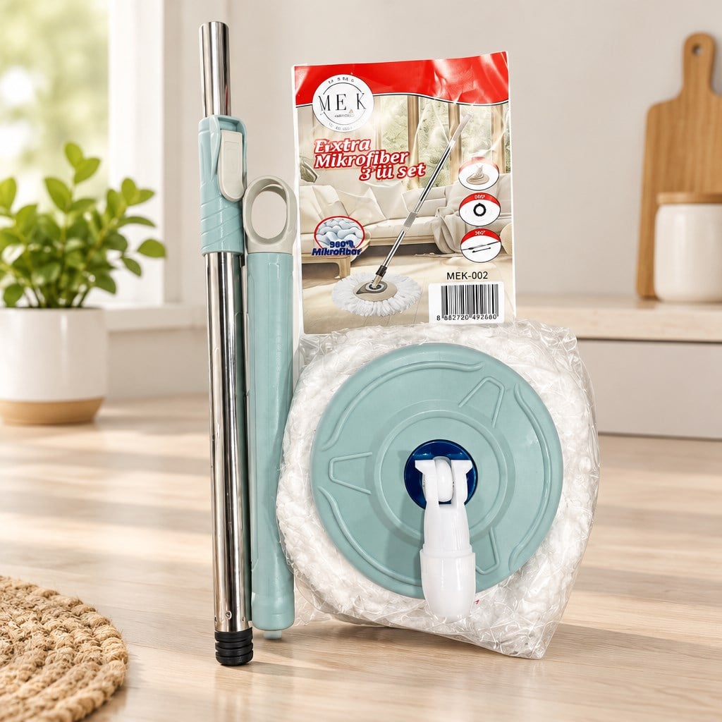 Ekstra Mikrofiber Mop Set