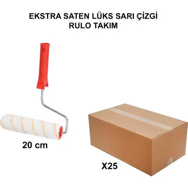 Ekstra Saten Lüks Fırça 20 Cm 25 Adet