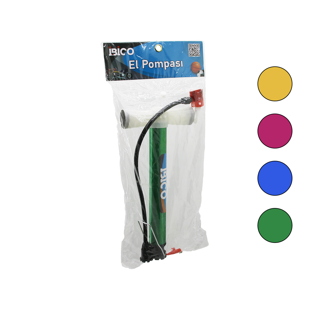 El Pompası 30 cm Metal Gövdeli - Top, Bisiklet ve Motor İçin