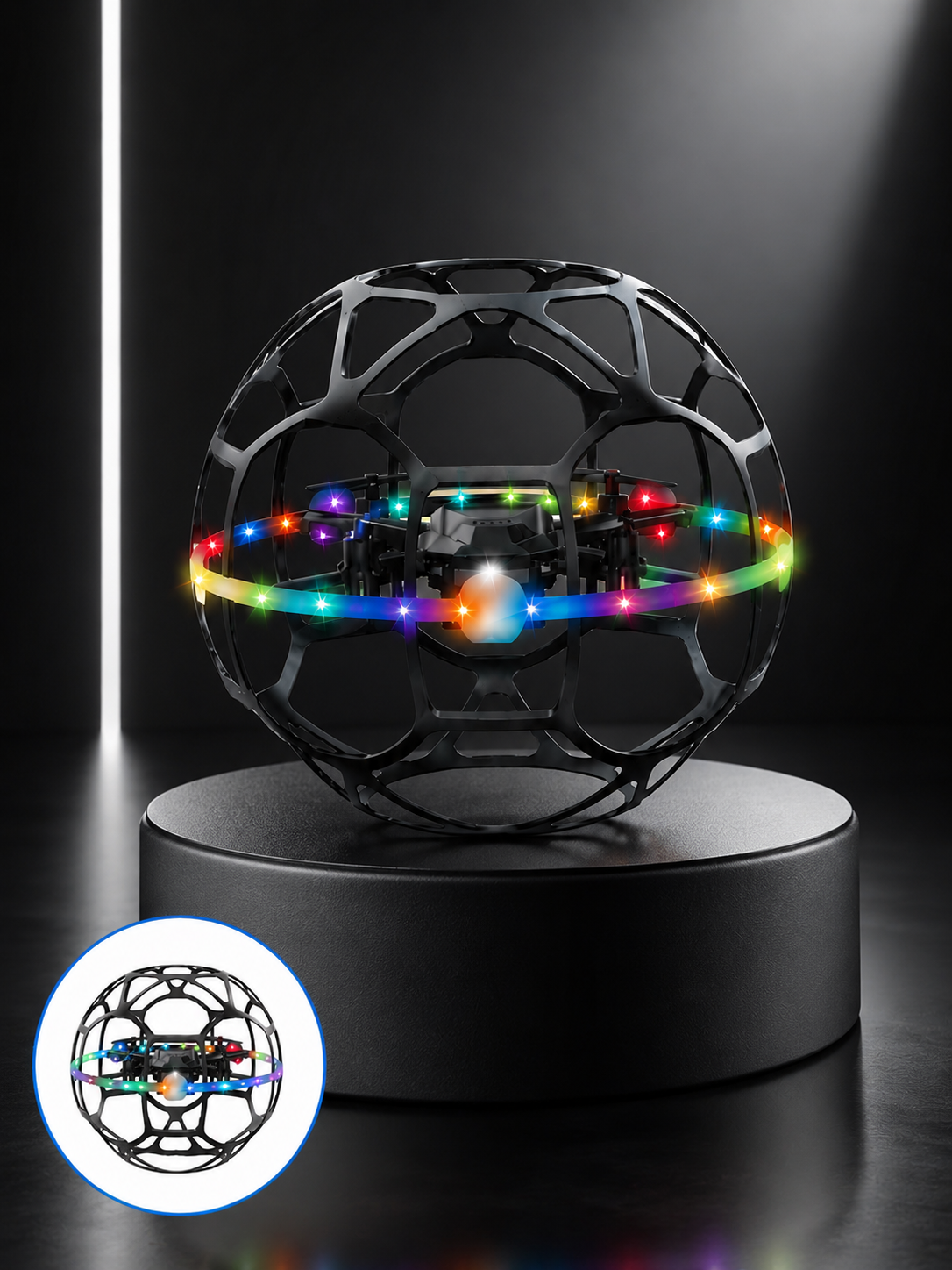 El Sensörlü Uçan Top Drone Çocuklar İçin LED Işıklı Eğlence Oyuncağı
