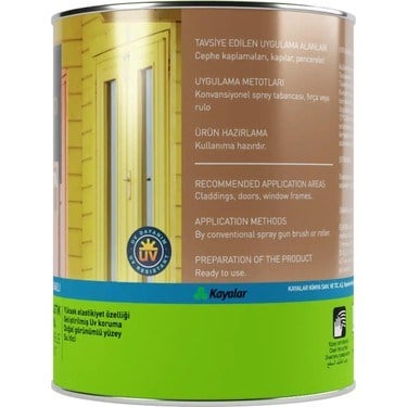 Elastik Ahşap Boyası 0.75 Lt Bianco Renk Seçeneği