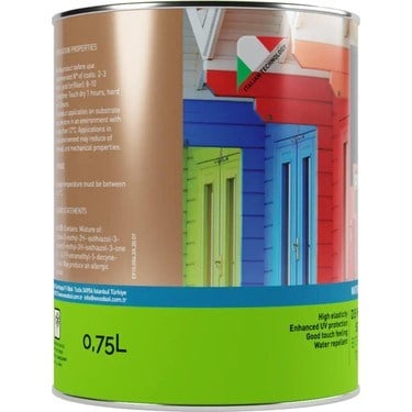 Elastik Ahşap Boyası 0.75 Lt Bianco Renk Seçeneği