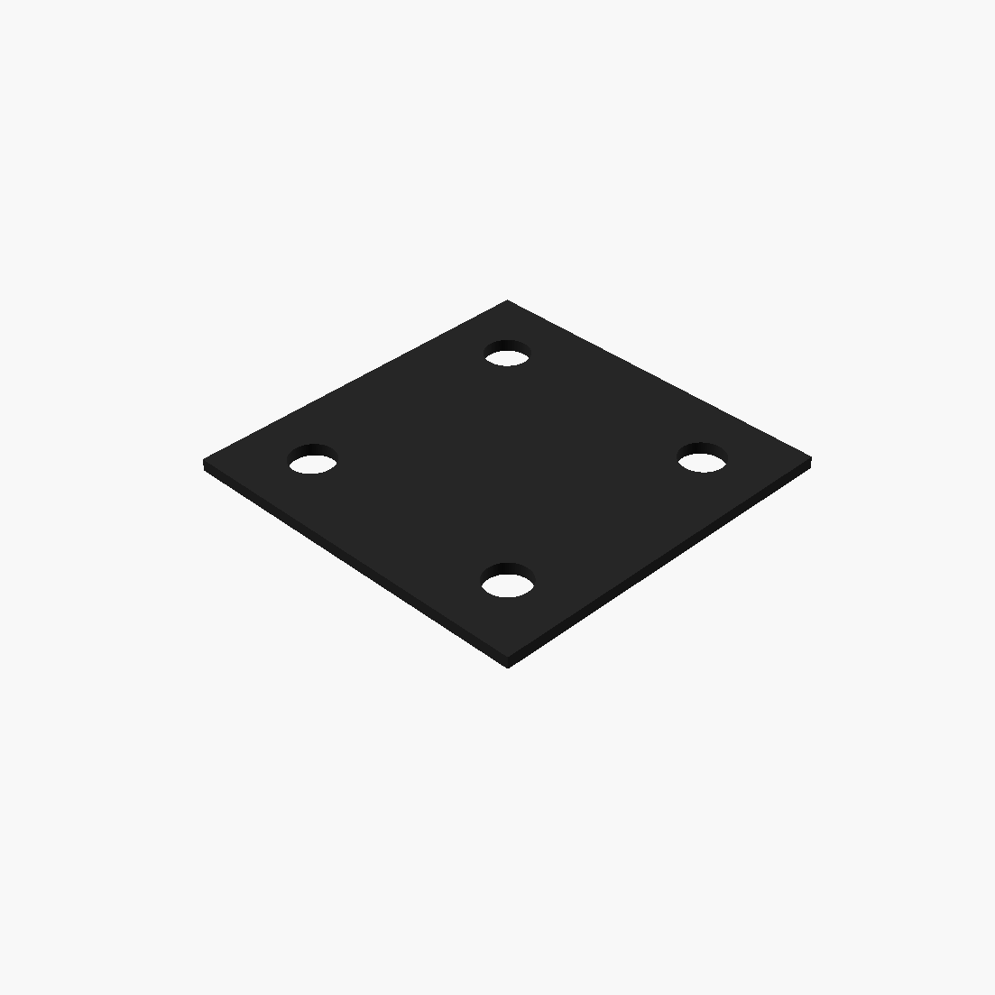 Elastomer Mesnet Takozu  250x250x8mm -  Ø 30mm
