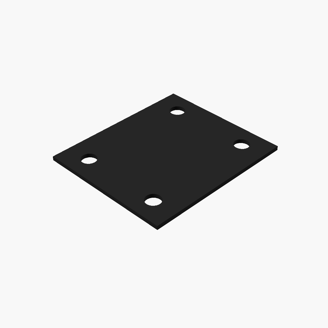 Elastomer Mesnet Takozu  260x300x8mm -  Ø 30mm