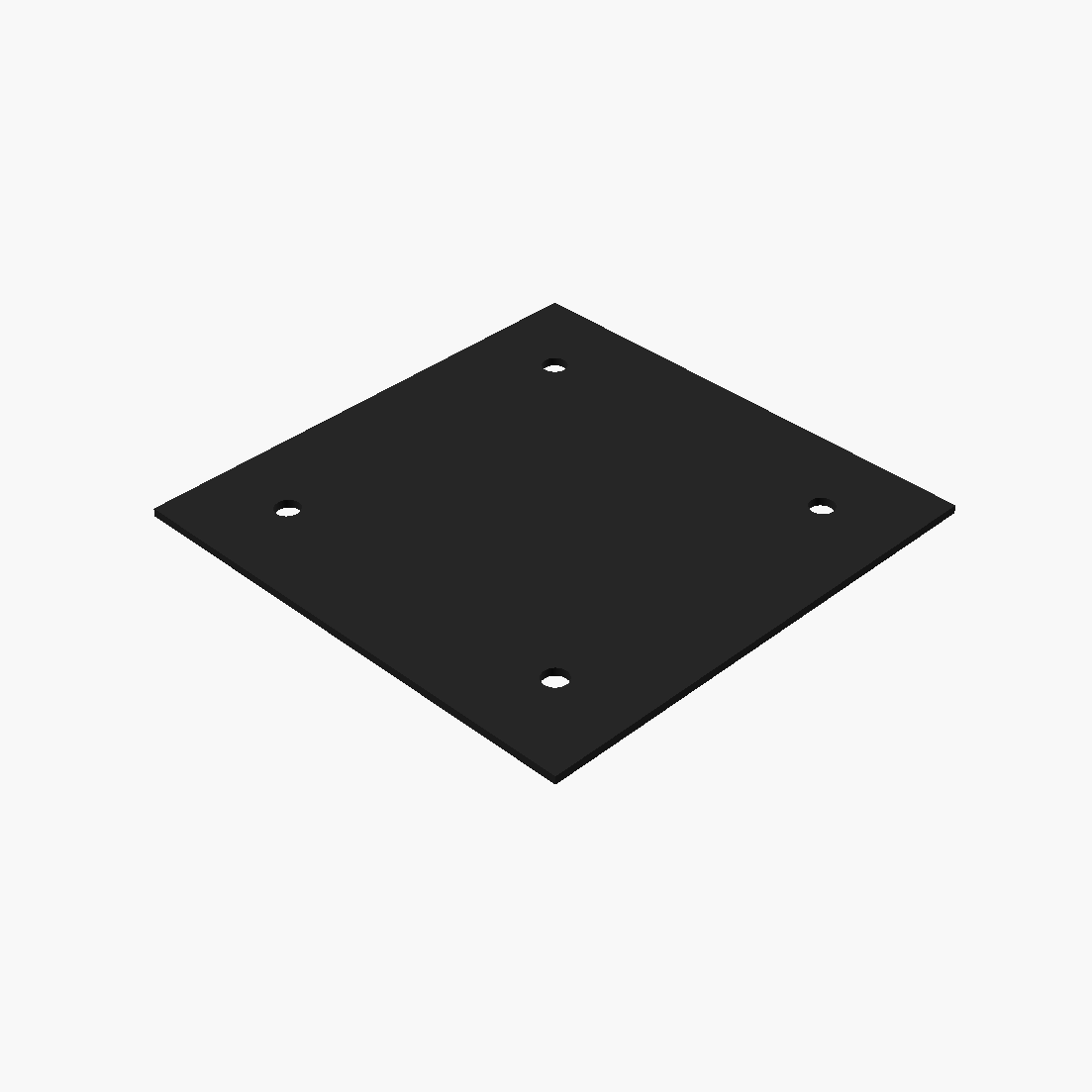 Elastomer Mesnet Takozu  300x300x5mm -  Ø 15mm