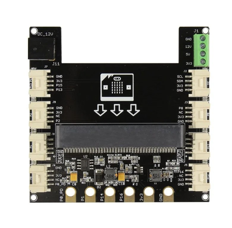Elecrow Crowtail Microbit (V2.2/V1.2) Base Shield Genişletme Kartı