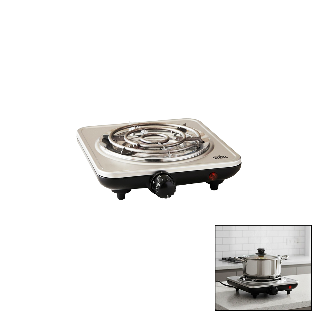 Elektrikli Ocak 1000W Tek Gözlü (5 Kademeli)
