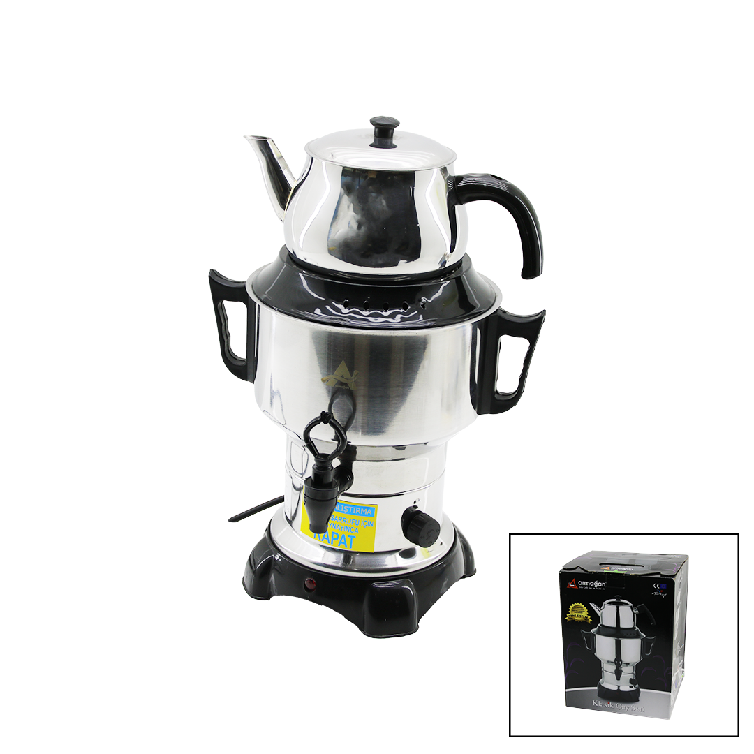 Elektrikli Semaver 4.5L Tek Musluk 1100W