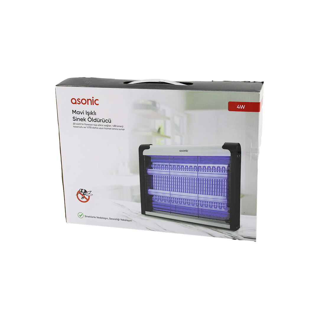 Elektrikli Sinek Öldürücü 2000V - 30 m², LED Mavi Işık