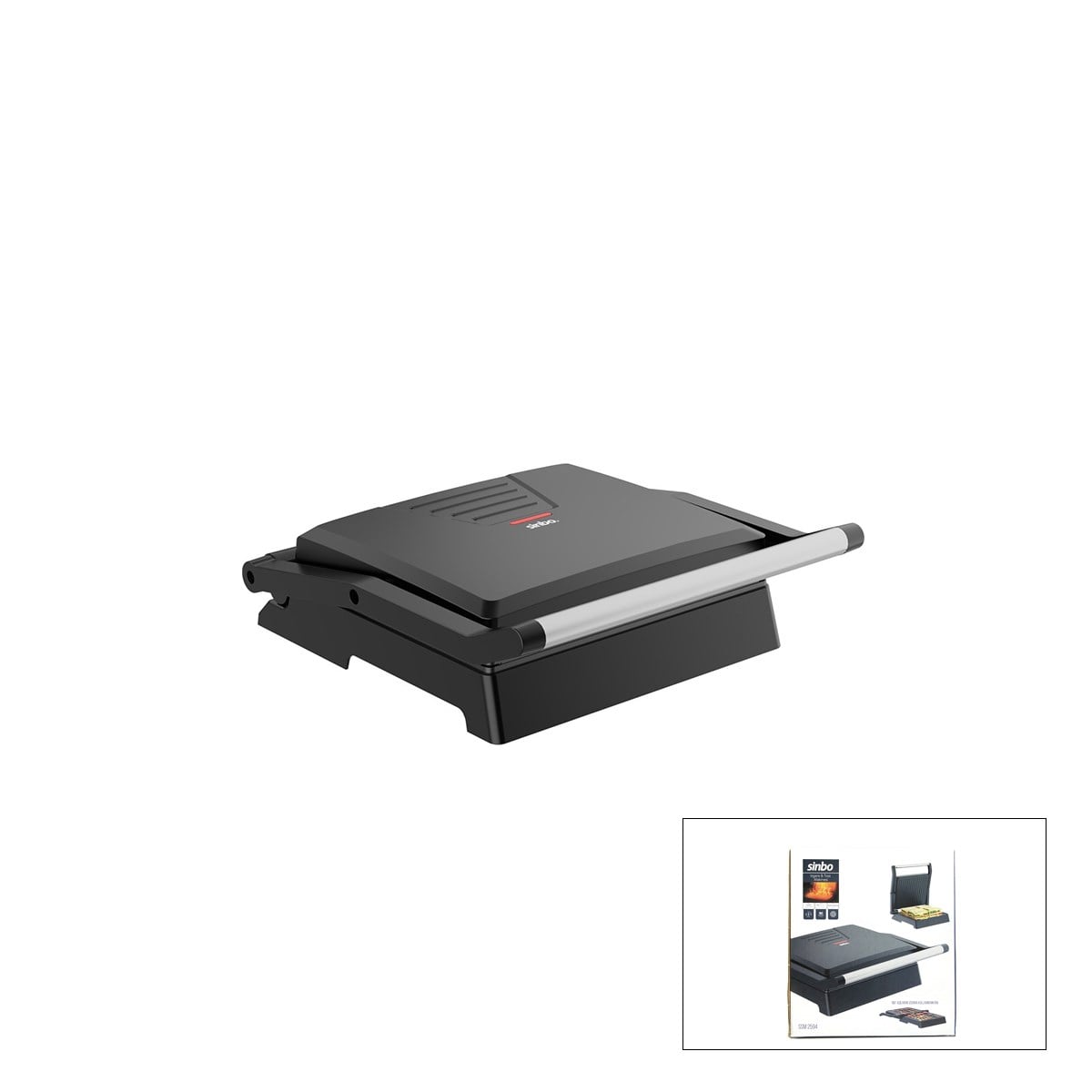 Elektrikli Tost Makinesi 4 Dilim 1000W 180° Açılır Izgara